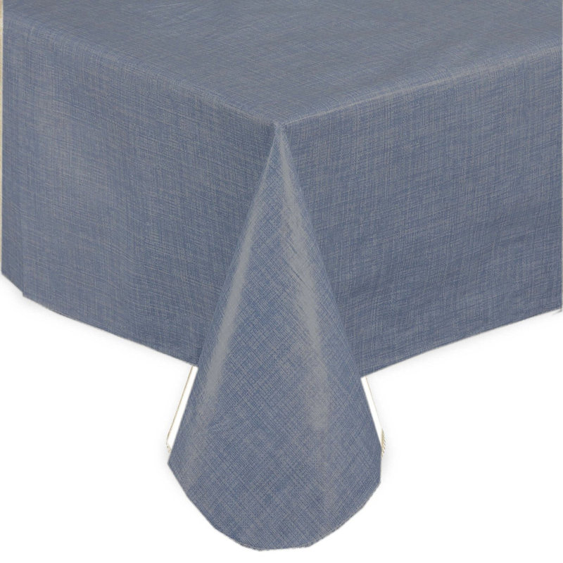 Nappe Frankly, Bleu, 52 po x 108 po