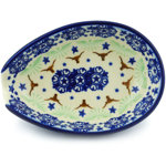 Texas State Ceramic / Porcelain Oval Spoon Rest