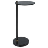 Jaquayla Glass Top End Table