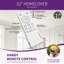 Ventilateur de plafond encastré moderne 52 po avec lumière Homelover, ventilateur de plafond réversible à profil bas DC, pales à double face, mémoire de minuterie à moteur à courant continu réversible à intensité variable de 3 cct-111378505