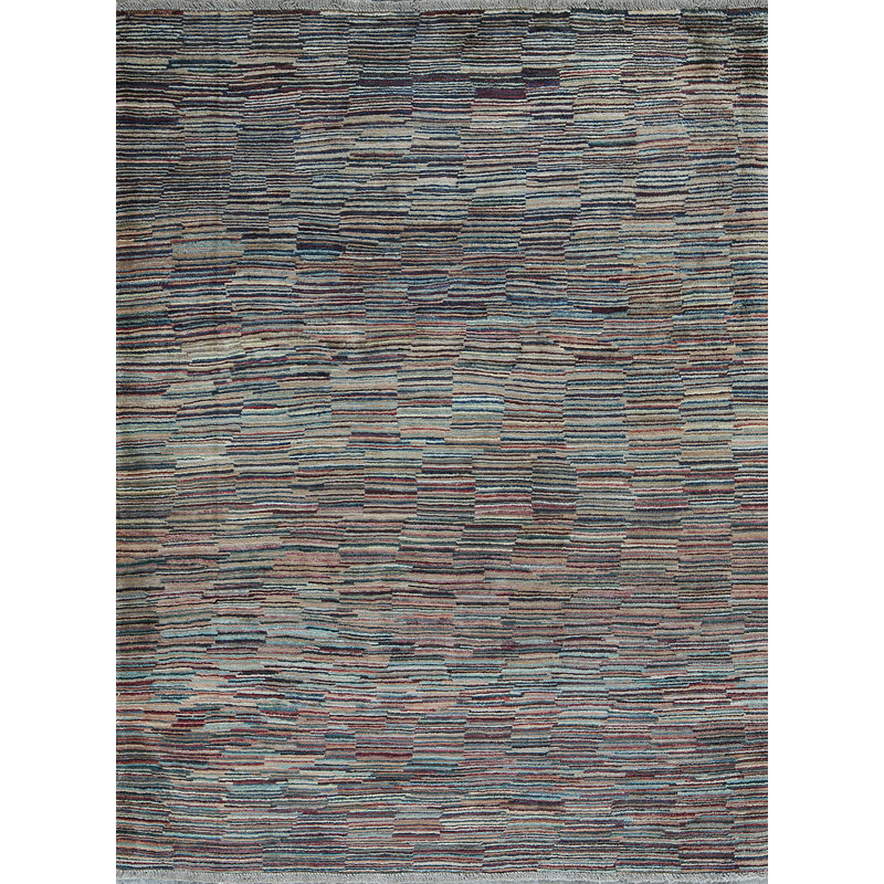 Hand-Knotted High-Quality Multi-Colored Area Rug