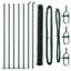 Hexagon Fence Green Steel-375302496