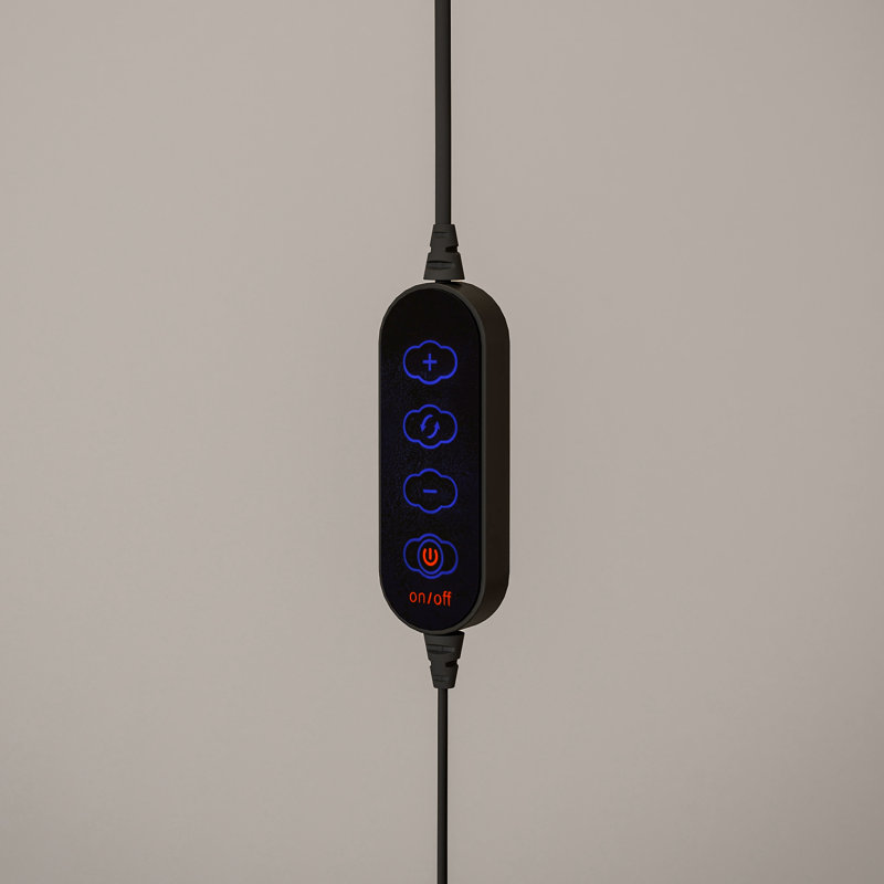 64Cm Black Lamp