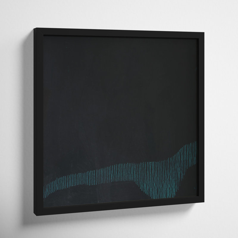 Delta Wave 3 by Jacques Pilon, Black, 16" H x 16" W x 1.25" D