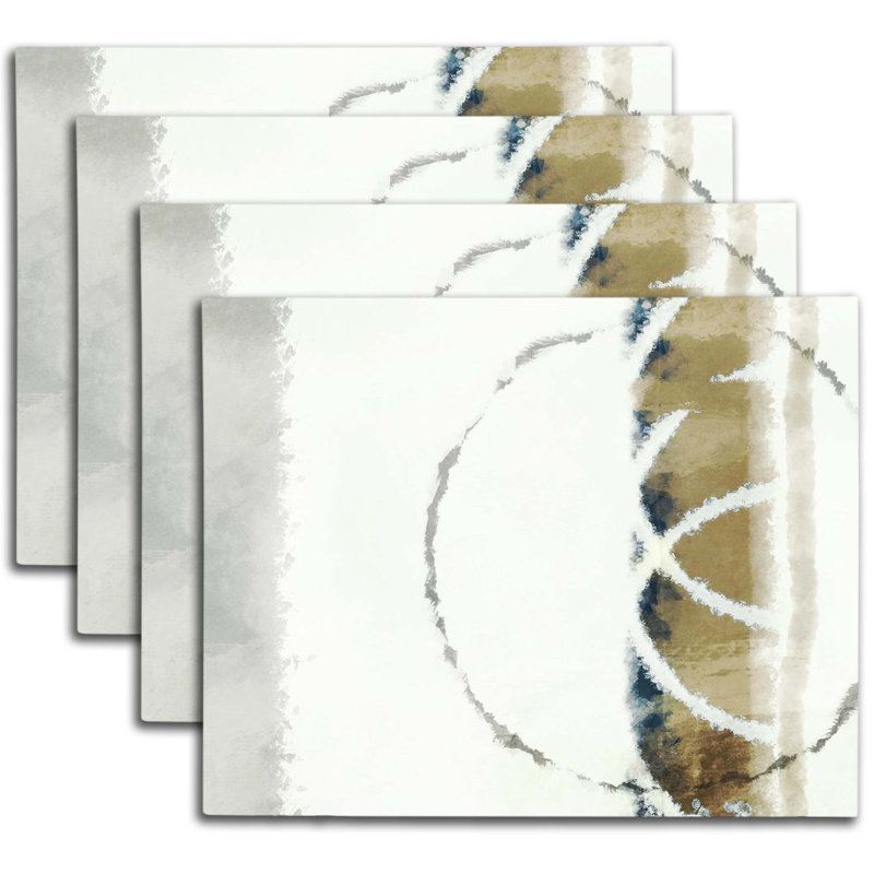 Napperon abstrait en polyester