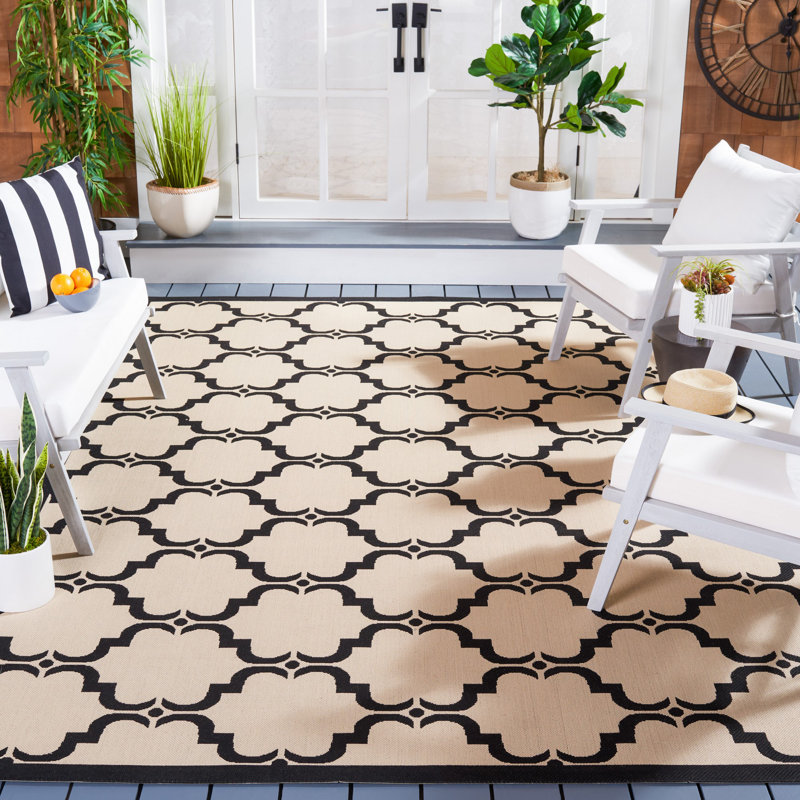 PoguePerformance Geometric Rug, Rectangle 8' x 11'