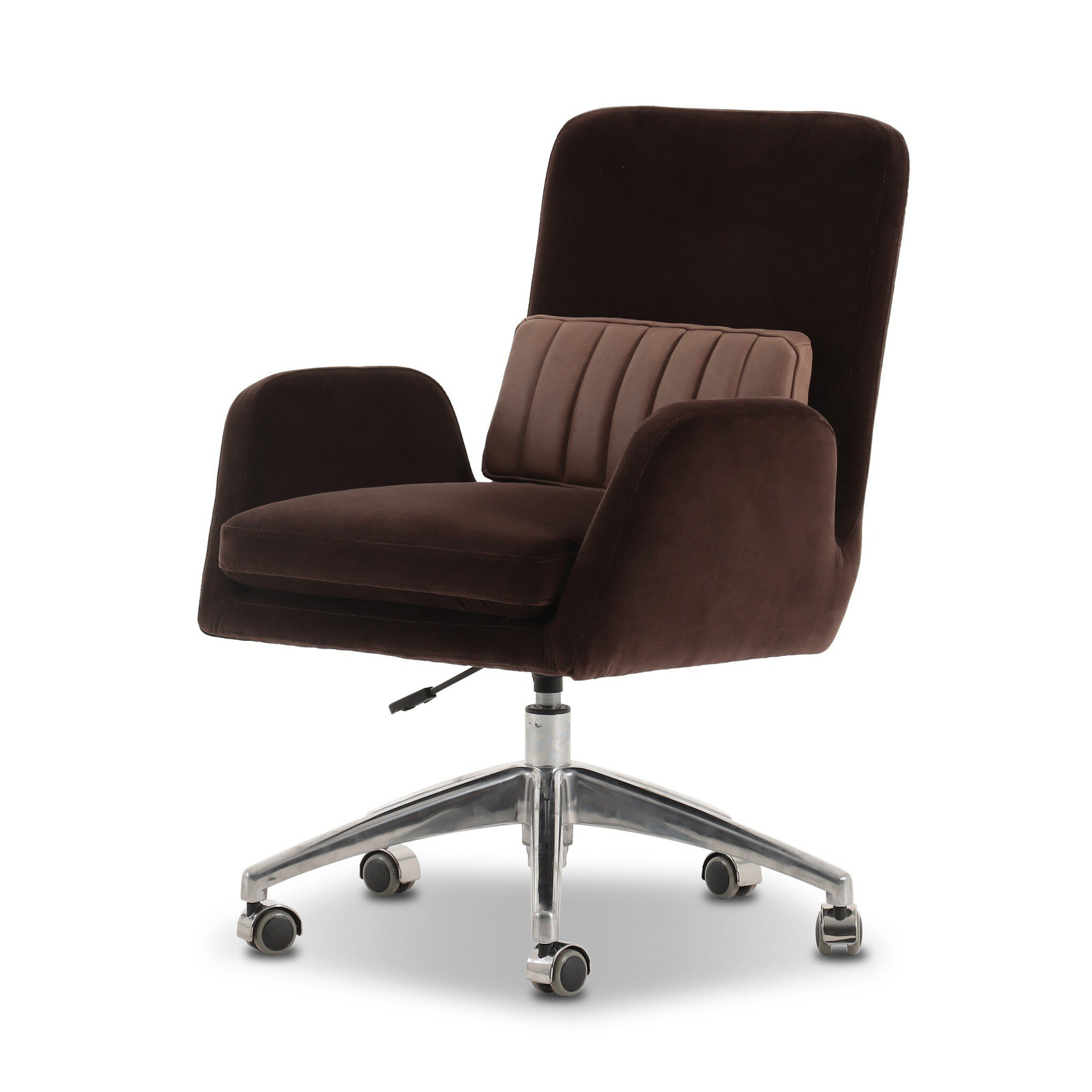 Sidonie Swivel Office Chair, Surrey Cocoa