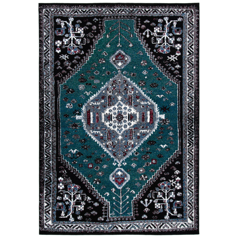 Vintage Hamadan Performance Oriental Rug, Rectangle 8' x 10'