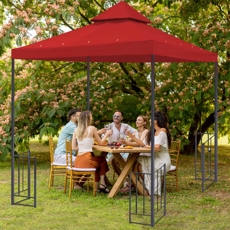Toile de remplacement pour abri de jardin pour abri de jardin à 2 niveaux Crescent TJSG081, Rouge
