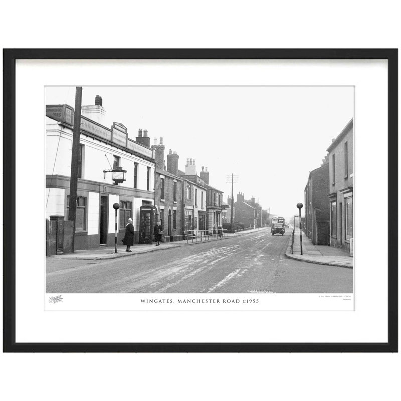 Wingates, Manchester Road C1955 by Francis Frith - Single Picture Frame Print, 40cm H x 50cm W x 2.3cm D
