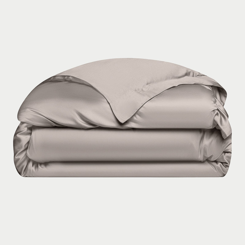 Rayon From Bamboo Duvet Cover, Queen Duvet Cover, Driftwood