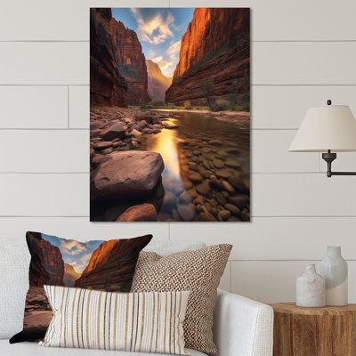 Zion National Park, Utah - décoration murale en métal