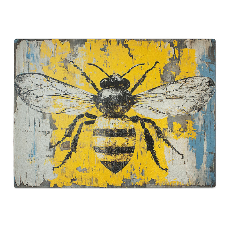 Bee Vol.3  Glass Chopping Board