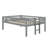 Triple Bed With Built-In Ladder,Slide And Guardrails-406409365