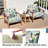 Latitude Run® 4.7'' Thick Outdoor Seat / Back Cushion-1215208987