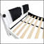 Base de lit tapissier en similicuir avec éclairage DEL et connexion Bluetooth, tête de lit et station de charge-868118727-868118722