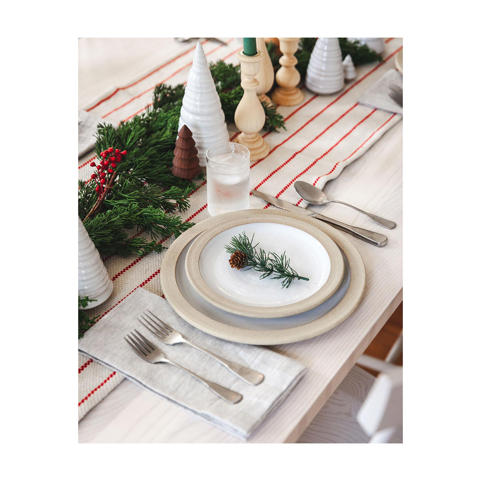 Linen Napkin - Set of 4, Stone