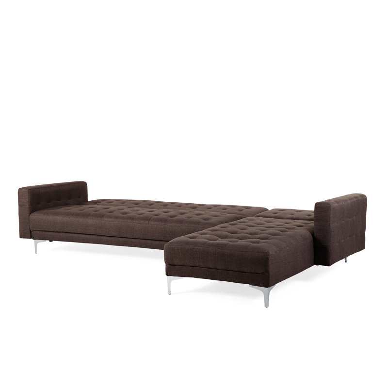 Wirrula 4 Seater Sofa Bed, Dark Brown