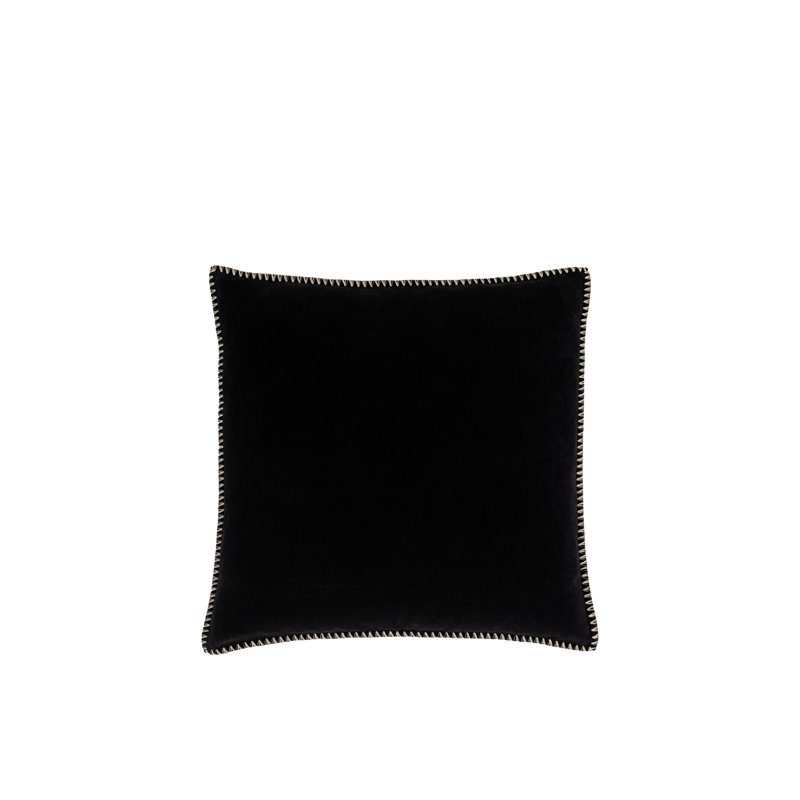 Velvet Cushion, Black