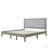 Solid Wood Platform Upholstered Headboard Bed