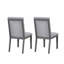 Ensemble de 2 chaises de salle à manger capitonnées et rembourrées-1163905775