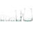 20pc Recycled Glassware Set - By Nicola Spring-62277747