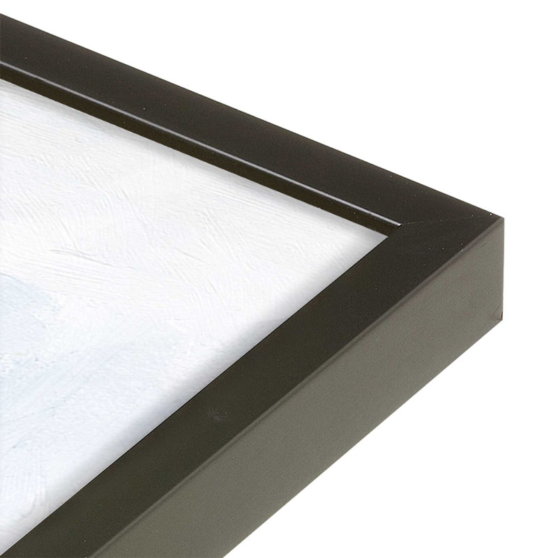 Geometry Print in a Polished Frame, Raw Maple Framed, 13.5" H x 13.5" W, Quiet Home Escape I