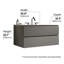 Meuble-lavabo simple 36 po avec dessus en céramique avec trop-plein Derrance, pré-assemblé-2075475038-2025746523