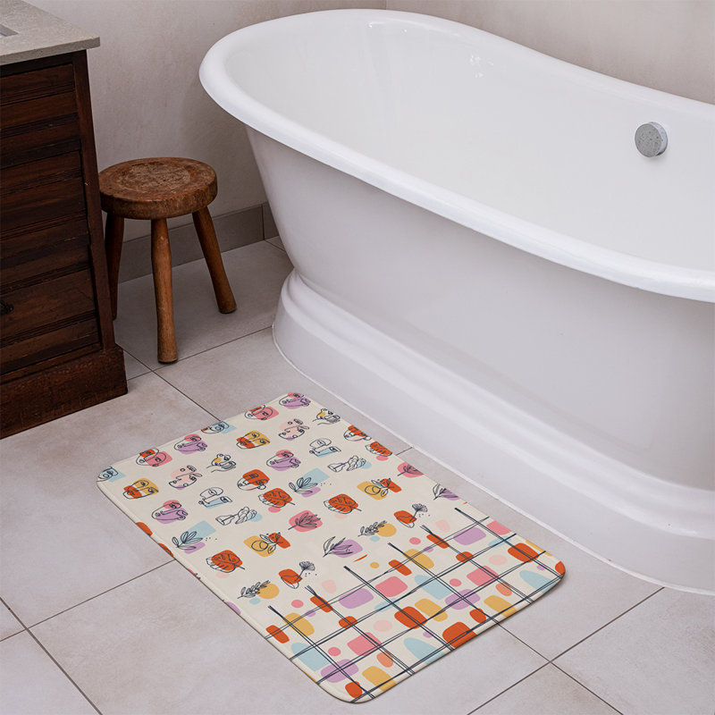 Dorothey Non-Slip Bath Rug