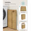 Wood Laundry Hamper with Handles-1166762641