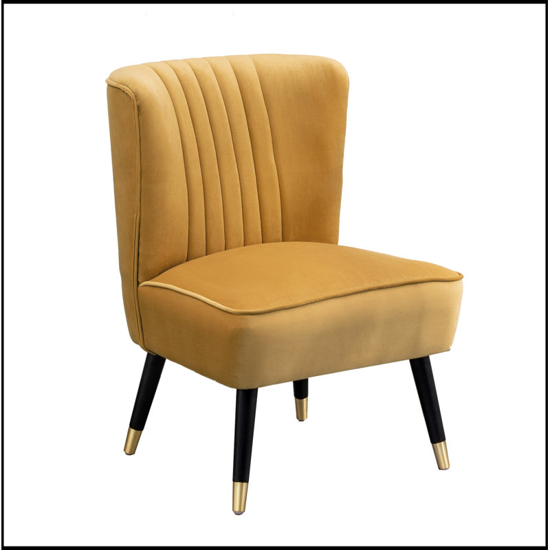 Fauteuil d'appoint Elon, Doré