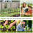 Outsunny 11' X 3' X 2.5' Mini Greenhouse, Portable Tunnel Green House With Roll-Up Zippered Doors, UV Waterproof Cover, Steel Frame