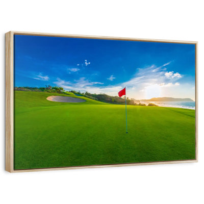 Golf Course Red Flag