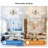 25" 7 - Blade Reversible Dimmable Led Flush Mount Ceiling Fan With Remote Control And App-1874008775
