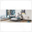 Lit plateforme tapissier en similicuir avec ornement en lapin-115693431-115693430