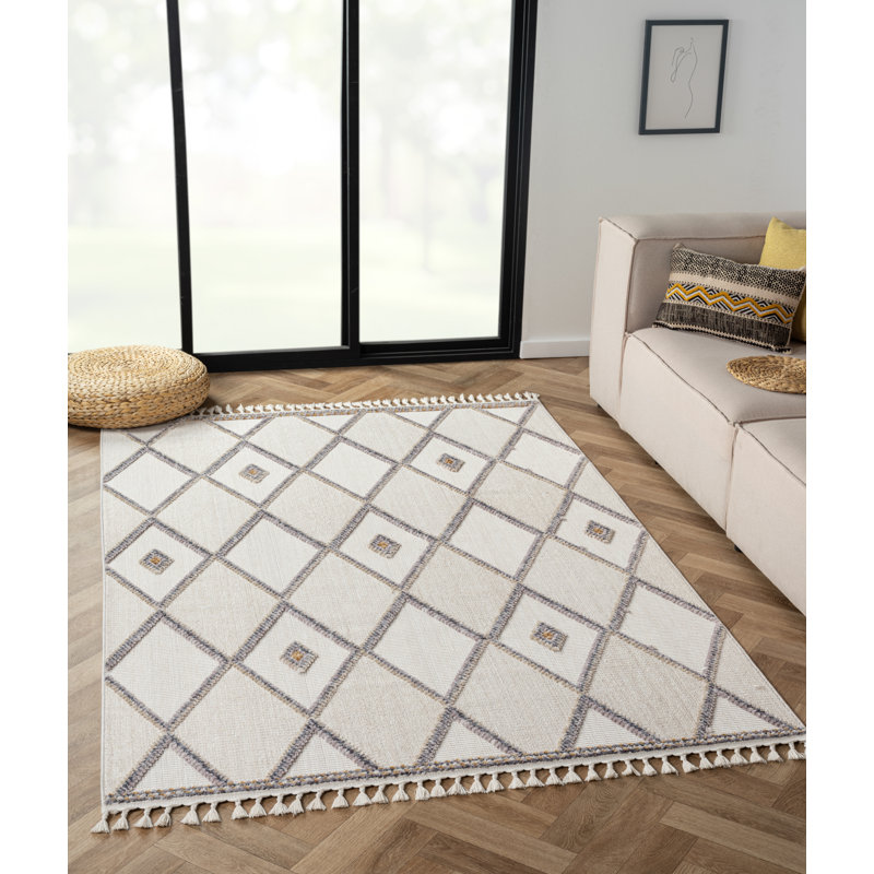 Luna beige Rug, Rectangle 160 x 230cm