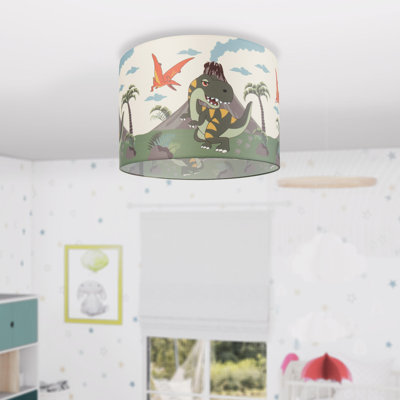 Courteney Fabric Flush Ceiling Light
