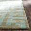 Tapis abstrait en laine et viscose touffetés à la main Simryn-223521124