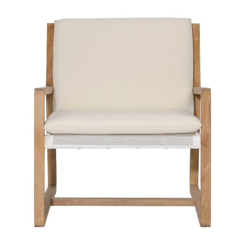 Moretti Olefin Upholstered Occasional Chair, Ivory