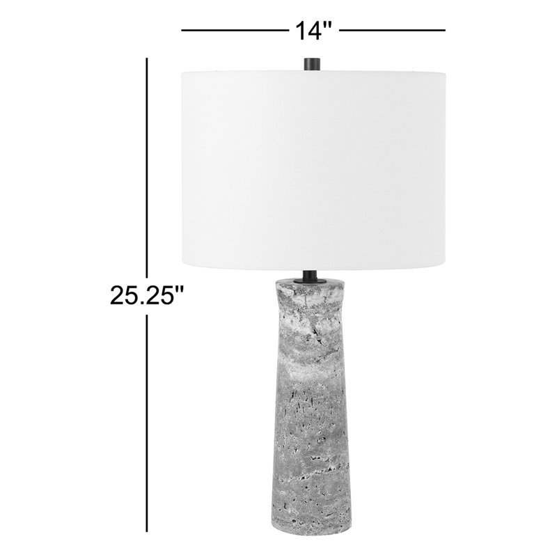 Lampe de table Murano, Gris