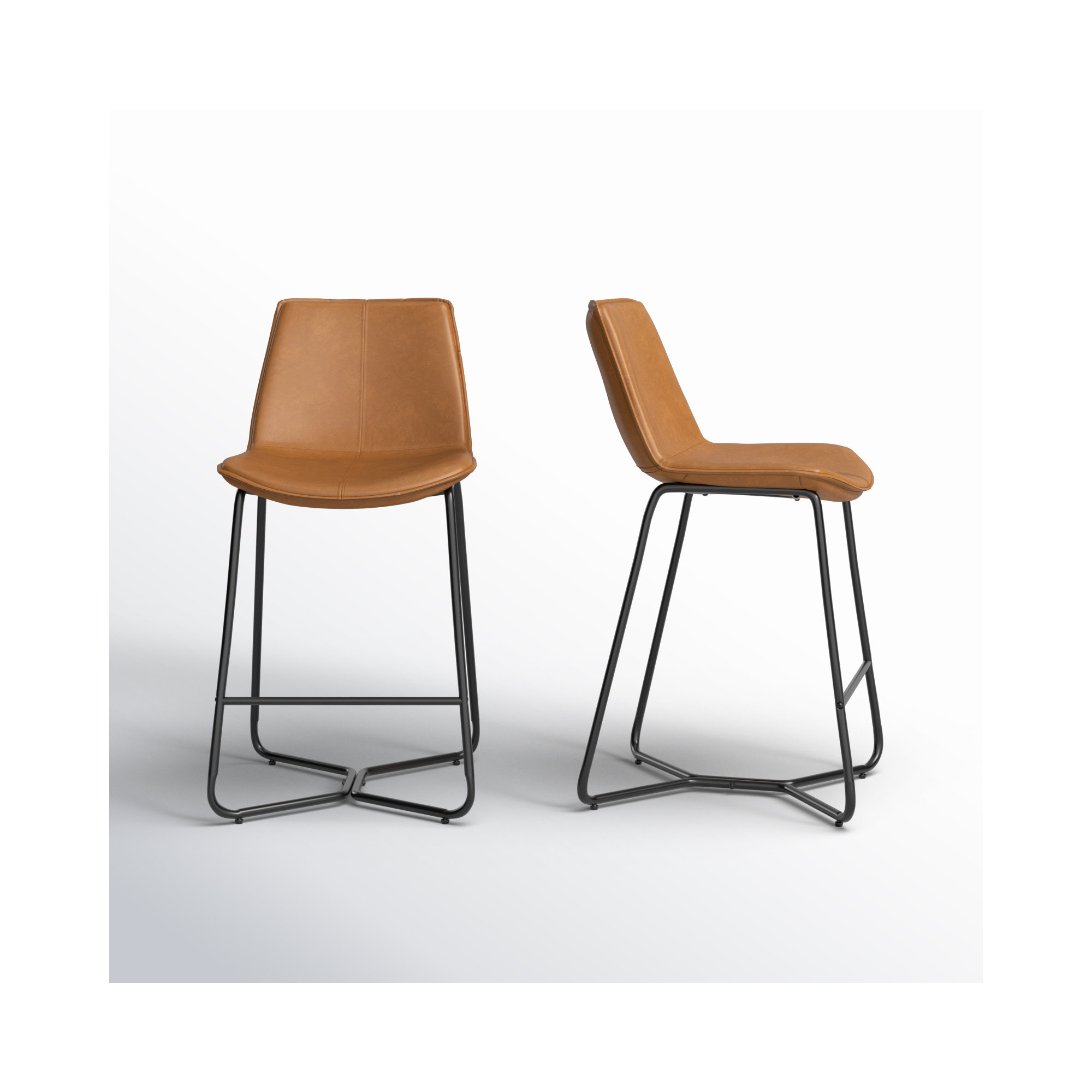 Alivia Bar & Counter Stool, Counter Stool (26" Seat Height), Cappuccino