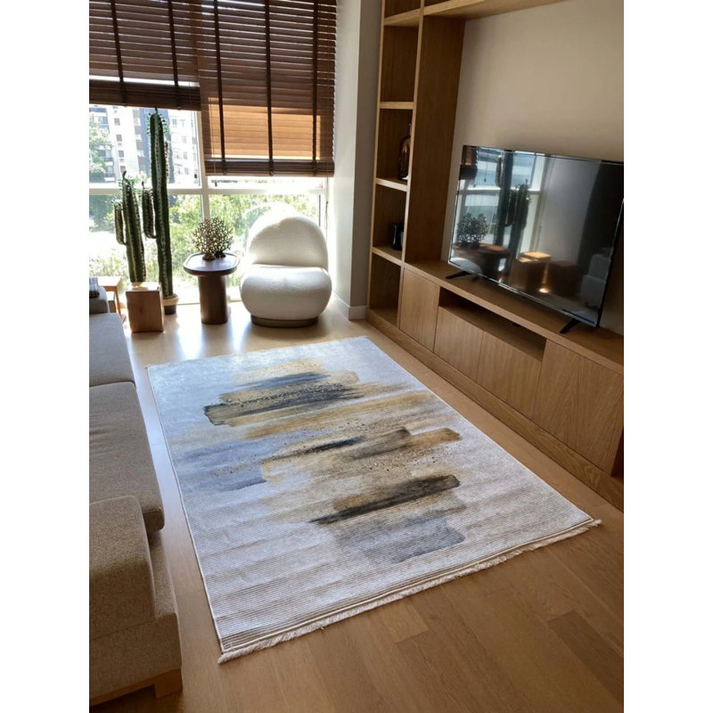 Tapis Matarranz avec envers antidérapant, Rectangle 5 pi 11 po x 10 pi 6 po