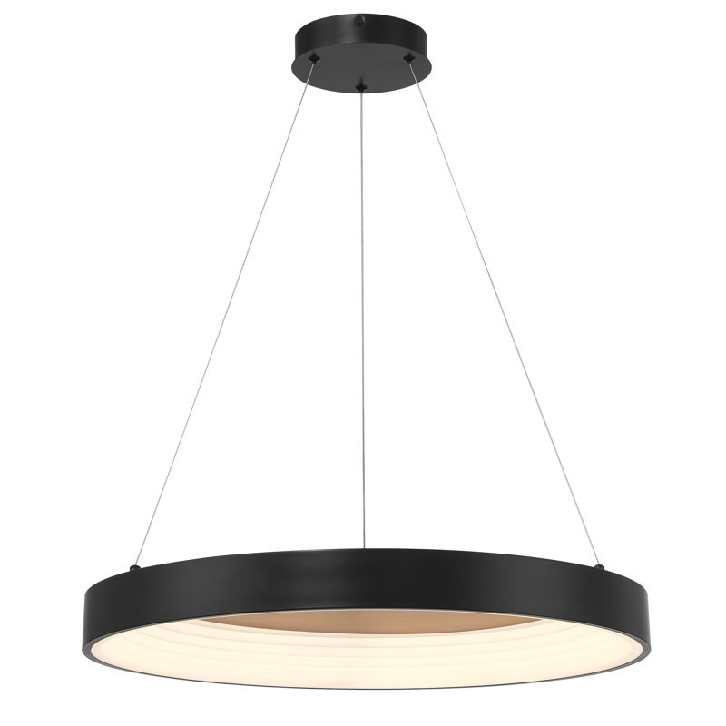 George Kovacs Conc 24In LED Pendant In Coal Finish