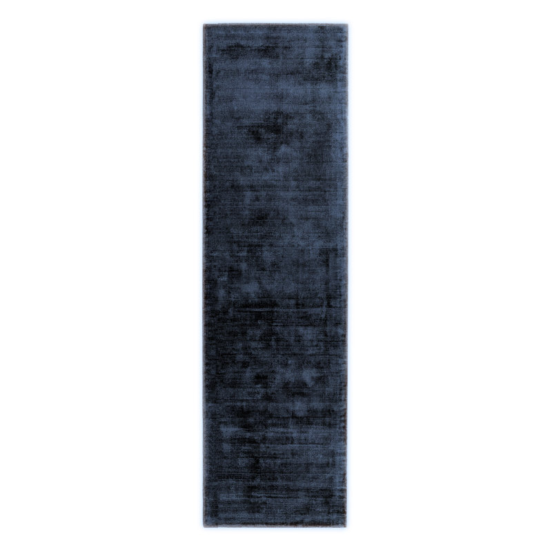 Nareg Plain Silky Rug, Runner 66 x 240cm