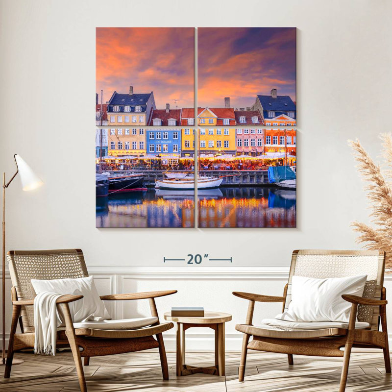 Nicci Copenhagen, soirée charmante à Nyhavn, H 57 po x l 57 po