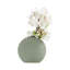 Grand vase sculptural avec texture de feuille pour console et entrée - Vase à fleurs pour la décoration intérieure-726265103-726265096