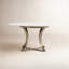 Gage Round Marble Dining Table