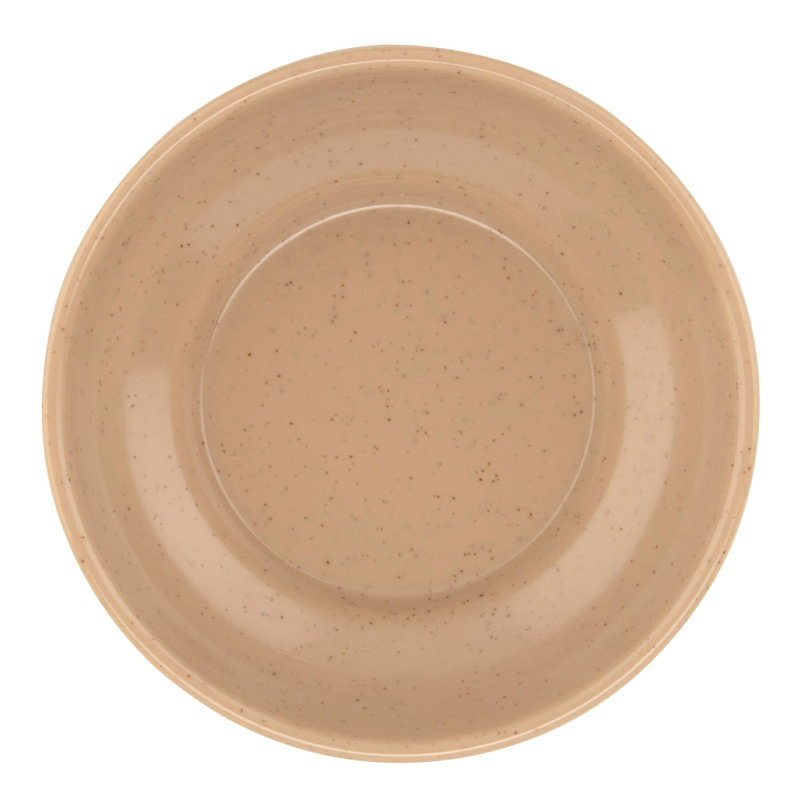 Plat à ramequin en mélamine robuste salsa / Queso, 5 onces, ivoire (lot de 12), Grès