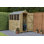 4 ft. W x 6 ft. D Solid Wood Garden Shed