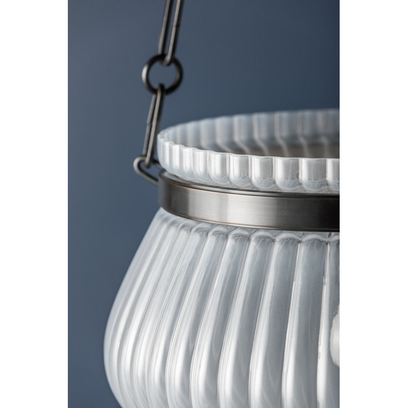 Granby 1 Light Pendant, 9.5" H x 13" W x 13" D, Antique Bronze